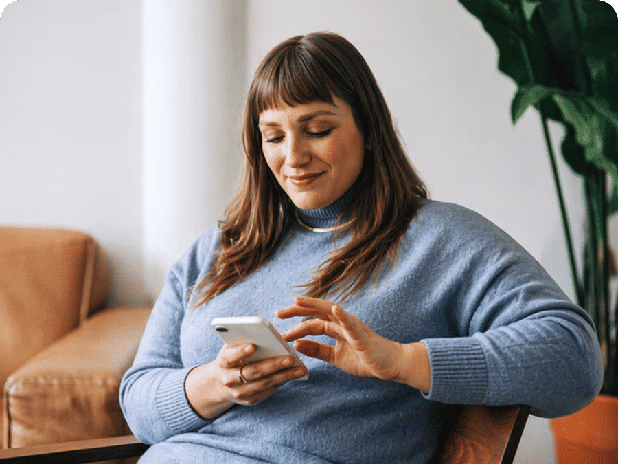 Patient on a telehealth call
