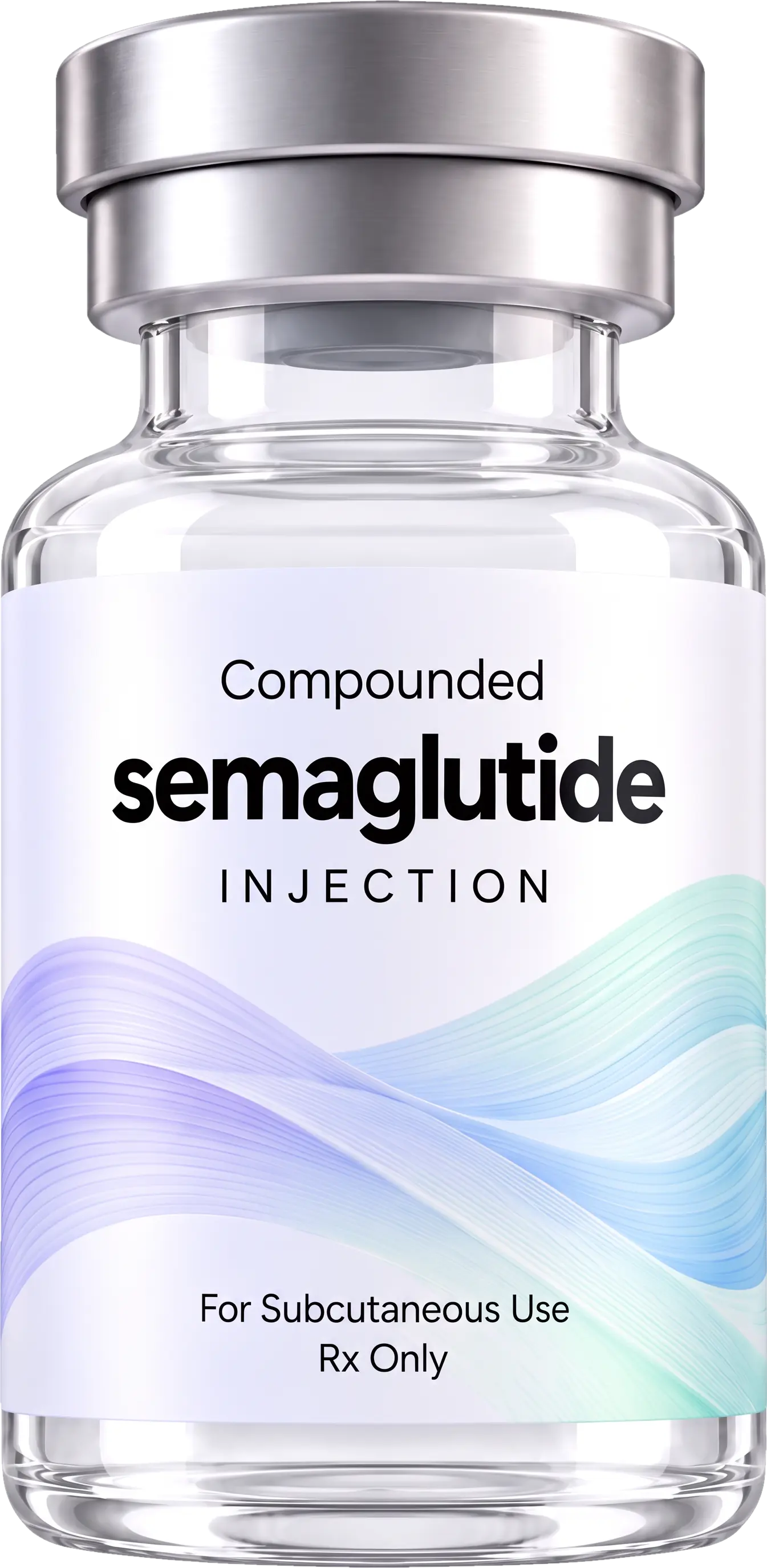 Compounded semaglutide vial