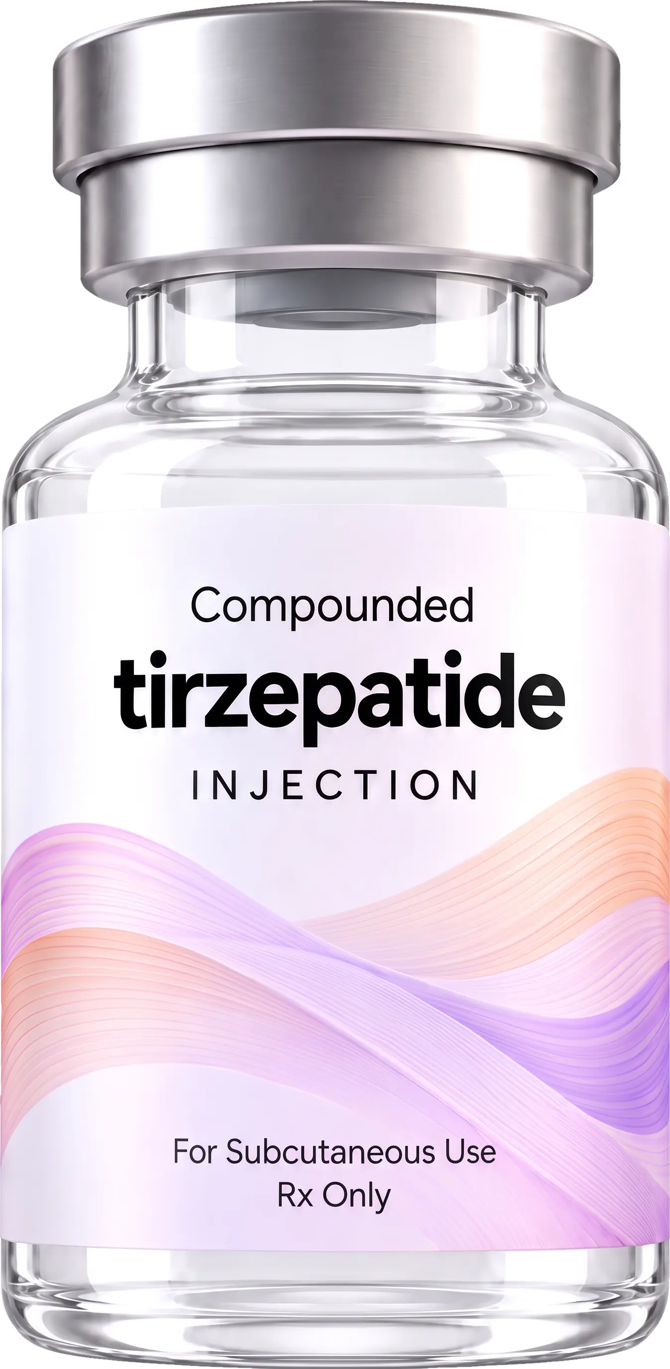 Compounded tirzepatide vial